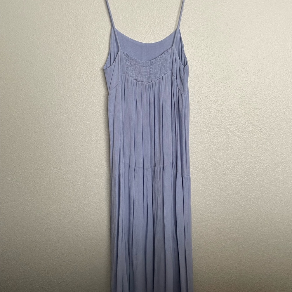 🆕 NWT light blue babydoll midi dress - Picture 3 of 5